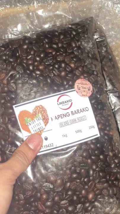 G Kg Kapeng Barako Whole Beans Kapeng Barako Coffee Beans Pure Dark Roast Lazada Ph