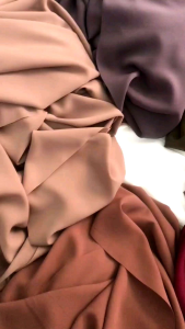 Kain Fortaleza Kain Premium Kualitas Ekspor Bahan Abaya Tunik Dress Hijab Bergo Khimar Kain Polyester Motif Polos Berbagai Pilihan Warna Kain - Lazada