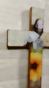 Salib kayu Blessed gantugan salib hiasan dinding salib dekorasi salib