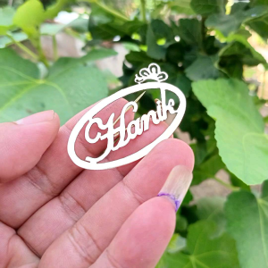 Bros Nama Bisa Custom Nama Sendiri Motif Oval