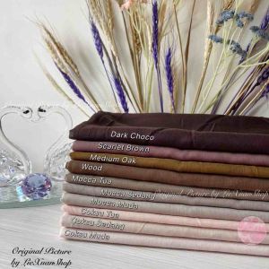 Kerudung Paris Polos segi empat murah Red Rose hijab paris