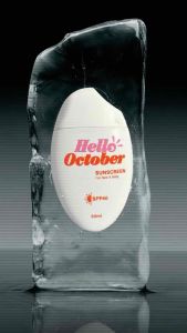 Hello October Cooling Gel Sunscreen with SPF 40 (2 pcs.)