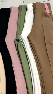 Celana Cutbray Anak Perempuan 7-16th Scuba Tebal Melar Street Premium