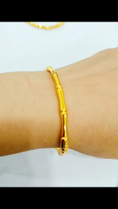 gelang bangle tebu oval emas Bangkok