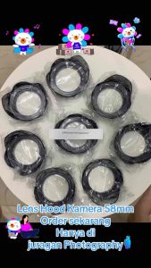 Lens Hood Flower 58mm Canon 18-55mm Fujifilm X-A3 X-A10 16-50mm Lenshood