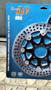 Disc Cakram Depan Variasi Model PSM Hitam Bulat 260mm Mio Soul Mio Smile Mio Sporty Dill/Beat Esp pop Fi Vario110 Vario125 Vario150 Vario160 Scoopy Genio Spacy Dill Lobang Baut4 pnp