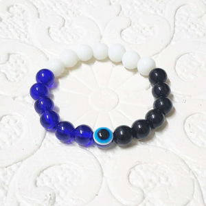 Lucky Protection Evil Eye Crystal Bracelet Good Fortune & Positive Vibes