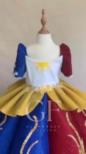 Baby Girl | Philippine Flag Inspired Umbrella Ballgown for Kids