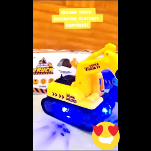 MAINAN TRUCK EXCAVATOR ELECTRIC KONTRUKSI COCOK SEBAGAI KADO ANAK ATAU HADIAH ANAK