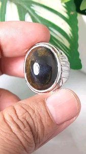 cincin batu bacan kembang natural realpic