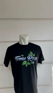 KAOS PSHT DESAIN TERBAIK TEMUROSE PUTIH | SABLON DEPAN TULISAN LATIN PUTIH GAMBAR DAUN | BELAKANG SABLON TULISAN LATIN | DISTRO KUALITAS PREMIUM FREE STICKER