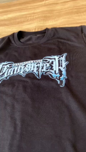 Kaos PSHT Punkshter Biru Zona Hantam Kaos Distro PSHT Persaudaraan Setia Hati Terate Bahan Cotton