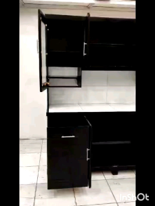 Lemari Sayur & Lemari Dapur 4 Pintu Swing Kayu Plywood / Trinityjayafurniture