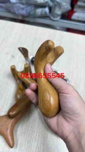 (1 cái) Dụng Cụ Mát Xa Gỗ Thơm HAHANCO Cổ /Vai /Mắt /Mũi /Mặt Kiểu Thái - MH857