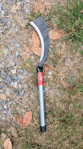 มีดหวด มีดตัดอ้อย ด้ามขาว ตรา เพชร สันหนา 3 มิล ใบมีดทำจากเหล็กแมงกานีส ใช้ถางป่า ตัดแต่งกิ่ง ตัดอ้อย คม แข็งแรง