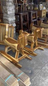 ม้าโยกไม้สัก/ม้าโยกเด็กเล่น