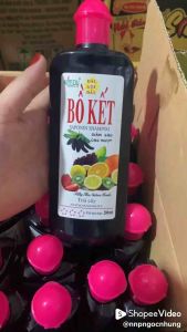 Combo 2 chai dầu gội đầu Bồ kết trái cây tự nhiên chai 200ml. Mượt tóc sạch gàu  giúp tóc đen mượt.