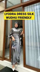LYODRA DREES // GAMIS POLOS VALVET SATIN // FUJI DREES // GAMIS KONDANGAN // DRESS TERBARU