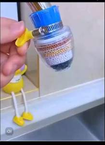 ก๊อก หัวก็อก หัวก็อกกรองน้ำ มี6ชั้นกรอง หัวก๊อกน้ำพร้อมที่กรองน้ำ หัวกรองน้ำ หัวต่อก็อก Water Filter Faucet สุ่มสี