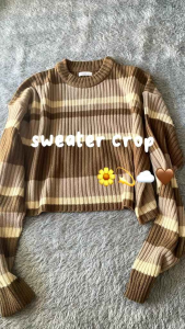 Azalea Sweater Knit Crop Oversize