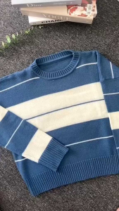 Suji Knit Crop - Blouse Baju Atasan Wanita Terbaru