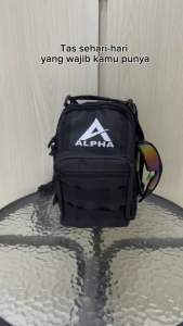 Tas Selempang Pria Kanvas Premium Tactical ALPHA