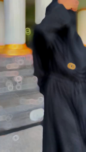 Abaya KIRANI Gamis Hitam Temboro Premium by Alnoor Niqob