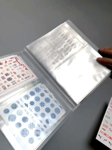 Sổ đựng sticker nail hình dán móng tay