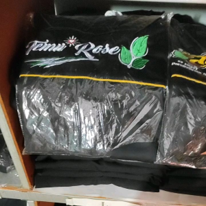 Kemeja Bordir Motif Temurose