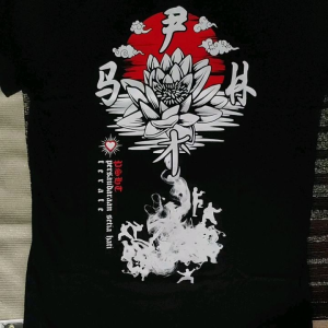 Kaos PSHT Nuansa Jepang Motif Asap Code 2
