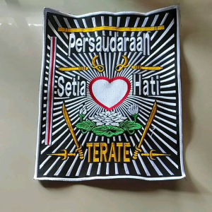 Bed Punggung PSHT Bordir Motif Lambang Original Product By Galleryatributpshtgrosir