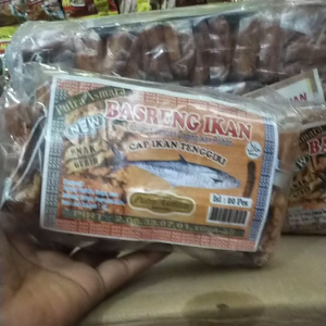 Camilan Basreng Ikan /Basreng Pedas / Basreng Ikan Cap ikan tengiri