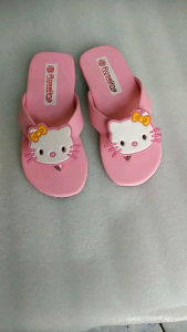sandal jepit  wanita anak perempuan CPT Kity pink cantik" real pick COD bayar ditempat size komplit
