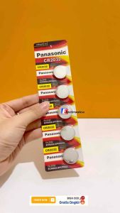 BATRE BATERAI KANCING LITHIUM PANASONIC CR2032 / BATERAI KOIN PANASONIC CR2032 / BATERAI JAM / BATERAI CMOS KALKULATOR ORIGINAL