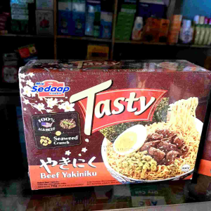 Mie Sedaap TASTY - Bakmi Premium Dengan Daging Asli - 1 Kotak