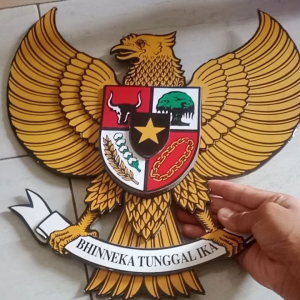 Peraga Burung Garuda Pancasila Bahan Triplek / Hiasan Dinding Garuda Pancasila bahan triplek