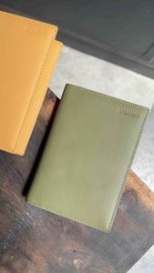 Ví hộ chiếu Passport LEMONT da bò thật có ngăn thẻ và ngăn đựng airtag