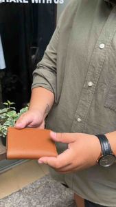 Ví Richy LEMONT da bò thật dáng đứng nhiều ngăn thẻ có ngăn đựng ảnh