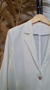 blazer wanita broker white /blazer preloved / blazer murah