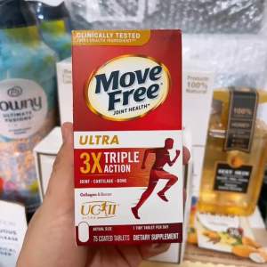 [ Date 03/2027 ] Viên Uống Hỗ Trợ Xương Khớp Move Free Ultra 3X Triple Action 75 Viên Của Mỹ