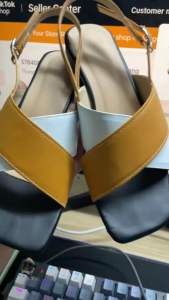 Leila Sandals with 1 inch heels