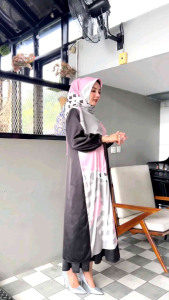 Set Abaya Nania by Vienara: Bahan Nyaman & Desain Modern