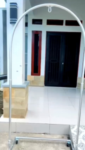 Tiang ayunan bayi polos roda kunci