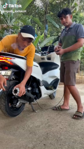 Db killer 3 suara peredam suara knalpot motor dengan tombol