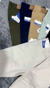 Celana Pendek Santai Pria Hijau Army Khaki Branded PULL AND BEAR Katun Mini Low Waist Polos Hitam Slim-fitting Chino High