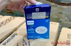 (Kiểu Mới) Đèn Âm Trần Chiếu Điểm 5.5W 9W SL190 PHILIPS - Vàng Trung Tính