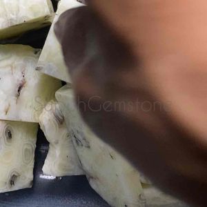 Batu akik ocean agate onyx / bongkahan bahan batu akik / lempengan batu agate ocean