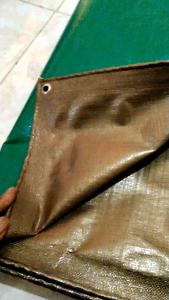 Terpal kolam kotak 2X1X075 / 1X2XO.75 cocok untuk bududaya ikan dll