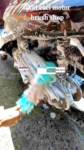 sikat sela sela motor whell brush velg fleksibel senar halus