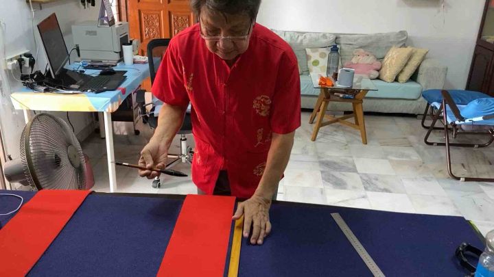2026新春春节 纯手写七字书法春联对联 套装(传统金点红纸) Hand-written CNY Seven Characters ...